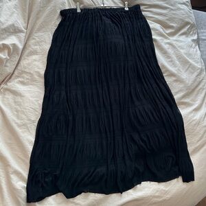 Sheer Black Women's Maxi Skirt